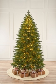 Ель искусственная с лампочками Cамарская (PE), 2,7м, зеленый в интернет-магазине флористических аксессуаров Азалия Декор