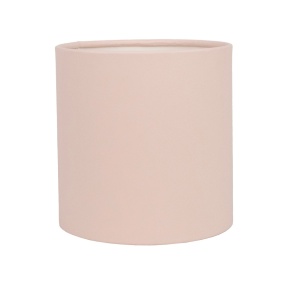 Коробка подарочная круглая без крышки, D12xH12 см, светло-розовый в интернет-магазине флористических аксессуаров Азалия Декор