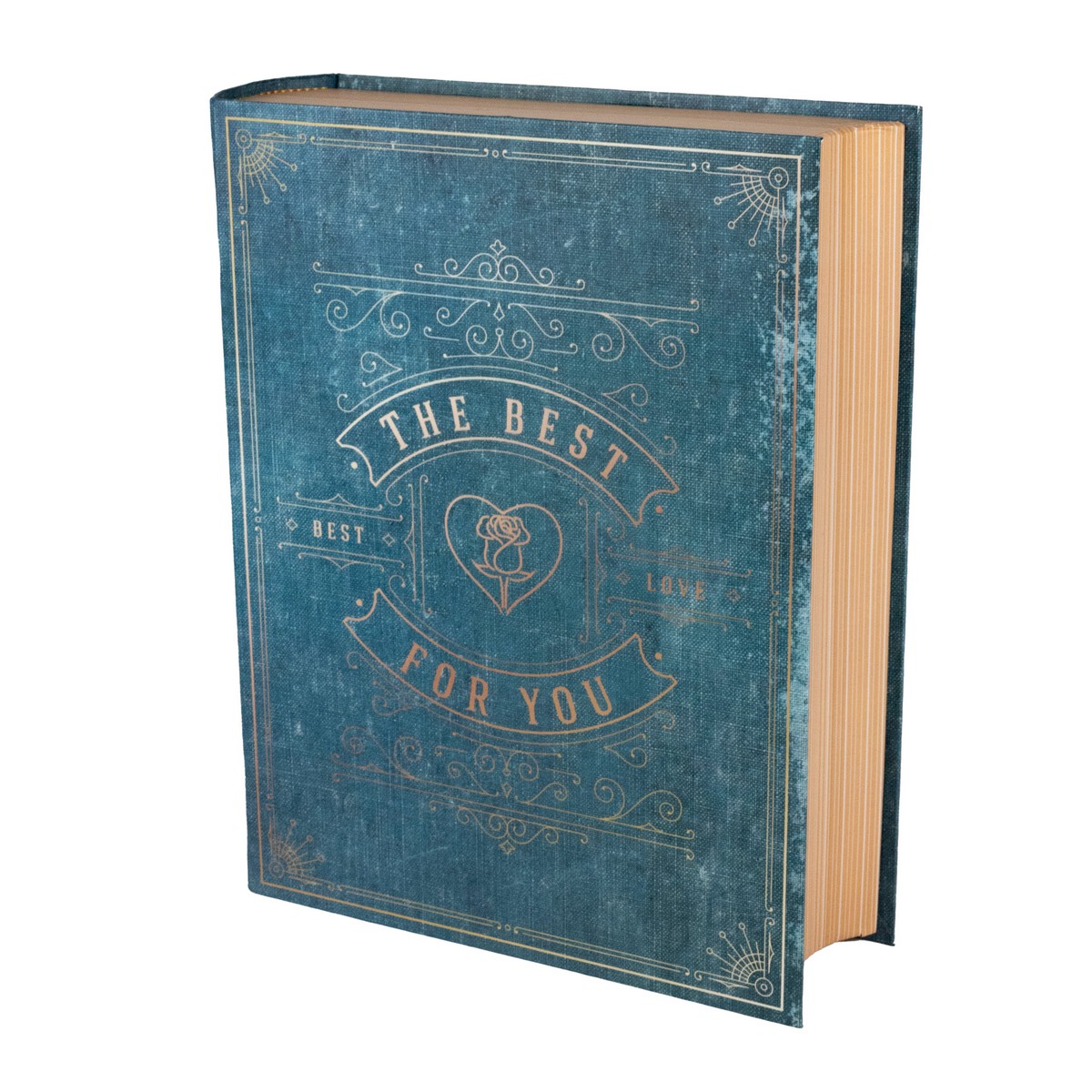 Набор коробок подарочных Книга 3шт., 29х24хН7,3см, синий в интернет-магазине флористических аксессуаров Азалия Декор