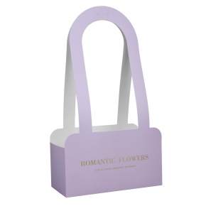 Пакет для цветов, 34х9х19см (в уп. 10шт.), сиреневый в интернет-магазине флористических аксессуаров Азалия Декор
