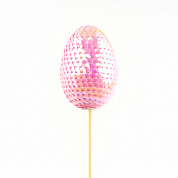 Яйцо на вставке, 7xH50см, розовый/250шт. в интернет-магазине флористических аксессуаров Азалия Декор