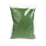 Песок кварцевый 1 кг, зеленый/30 шт. в интернет-магазине флористических аксессуаров Азалия Декор