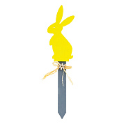 Вставка Кролик, 31х6см, желтый/18/144шт. в интернет-магазине флористических аксессуаров Азалия Декор