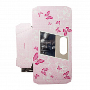 Коробка для орхидеи Butterfly, розовый/300 шт. в интернет-магазине флористических аксессуаров Азалия Декор