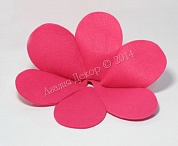 Каркас для букета Цветок (войлок) 30 см, розовый в интернет-магазине флористических аксессуаров Азалия Декор