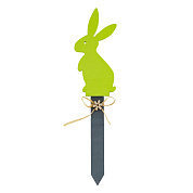 Вставка Кролик, 31х6см, зеленый/18/144шт. в интернет-магазине флористических аксессуаров Азалия Декор